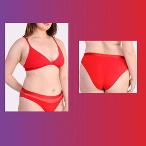 Parade Women’s Red Ultra Soft Re:Play Brief Underwear Panties